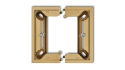 DECO Puszka natynkowa pojedyncza, składana DECO złoty 29DPU-1 PU-DE-06-01-29-00-00