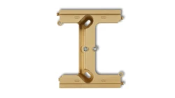 DECO Moduł rozszerzający puszkę natynkową pojedynczą, składaną do ramek wielokrotnych DECO złoty 29DPU-2