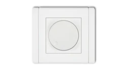 FLEXI Elektroniczny regulator oświetlenia przyciskowo-obrotowy do lamp LED biały FRO-2