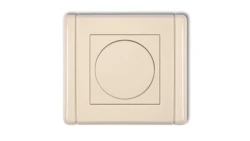 FLEXI Elektroniczny regulator oświetlenia przyciskowo-obrotowy do lamp LED beżowy 1FRO-2