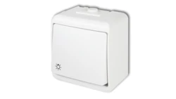 JUNIOR Przycisk /światło/ podświetlany biały WHE-5L