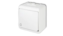 JUNIOR Przycisk /dzwonek/ podświetlany biały WHE-4L