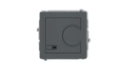 DECO Regulator elektroniczny temperatury z czujnikiem podpodłogowym grafitowy mat 28DRT-1