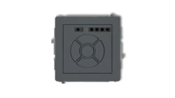 DECO Sterownik roletowy elektroniczny (sterowanie lokalne i pilotem) grafitowy mat 28DSR-2