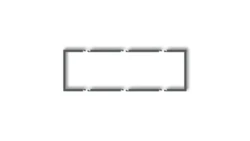 Ramka wypełniająca potrójna serii DECO grafitowy mat 28DRW-3