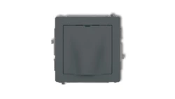 DECO Mechanizm wypustu kablowego grafitowy mat 28DWPK