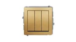 DECO Łącznik potrójnego złoty 29DWP-7