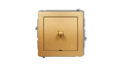 DECO Przycisk /światło/ w stylu amerykańskim złoty 29DWPUS-5