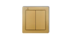 DECO Nadajnik 2-klawiszowy 4-kanałowy do systemu Exta Free złoty 29DEF-2