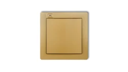 DECO Nadajnik 1-klawiszowy 2-kanałowy z czujnikiem temperatury do systemu Exta Life złoty 29DEL-1