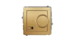 DECO Regulator elektroniczny temperatury z czujnikiem podpodłogowym złoty 29DRT-1