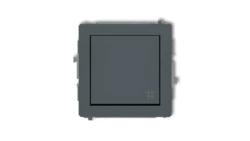 DECO Łącznik krzyżowy grafitowy mat 28DWP-6