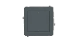 DECO Łącznik dwubiegunowego grafitowy mat 28DWP-9