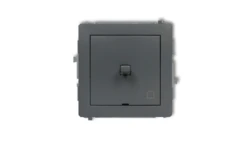 DECO Przycisk /dzwonek/ w stylu amerykańskim grafitowy mat 28DWPUS-4