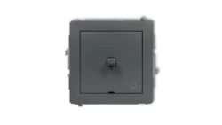 DECO Przycisk /światło/ w stylu amerykańskim grafitowy mat 28DWPUS-5