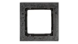 DECO Ramka uniwersalna pojedyncza - beton (ramka: antracytowa spód: czarny) antracyt 11-12-DRB-1