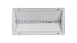 Oprawa awaryjna EXIT L IP65 ECO LED AT 3W 340lm 1h jednozadaniowa biała (brak piktogramu w zestawie) ETL/3W/E/1/SE/AT/WH