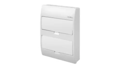 Rozdzielnica modułowa Elegant 2x12 elektryczna natynkowa IP40 N+PE drzwi białe 2405-00