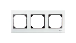 Merten M-Elegance Ramka potrójna szklana brylantowy biały MTN404319
