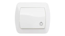 Simon Akord Przycisk /światło/ biały AS1/11