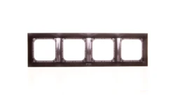 IMPRESJA Ramka poczwórna do łączników IP44 antracyt RH-4Y/50