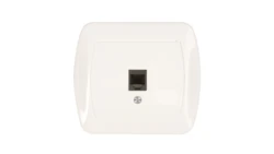 Simon Akord Gniazdo telefoniczne pojedyncze RJ12 białe AT1/11