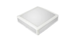 Oprawa oświetleniowa ERIS E27 biały pierścień, klosz mleczny D.31100M