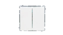 Simon Basic Łącznik świecznikowy, szybkozłącza, biały BMW5.01/11