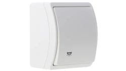 Koala Przycisk /światło/ n/t IP44 biały VW 156-01 61.351