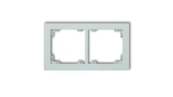 DECO Ramka podwójna DECO Pastel Matt lodowy błękit 47DR-2