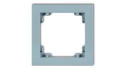 DECO Ramka pojedyncza DECO Pastel Matt lazurowy 48DR-1