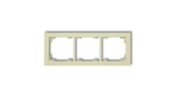 DECO Ramka potrójna DECO Pastel Matt orzech ziemny 44DR-3