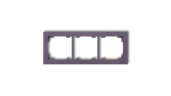 DECO Ramka potrójna DECO Pastel Matt wrzosowy 50DR-3