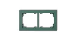 DECO Ramka podwójna DECO Pastel Matt szmaragdowy 51DR-2