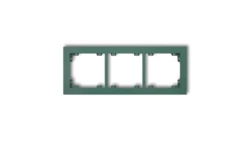 DECO Ramka potrójna DECO Pastel Matt szmaragdowy 51DR-3