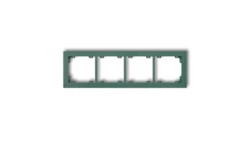 DECO Ramka poczwórna DECO Pastel Matt szmaragdowy 51DR-4