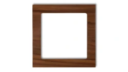 DECO Ramka pojedyncza - drewno (orzech amerykański) orzech amerykański DRD-1E