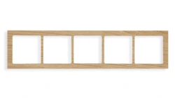 DECO Ramka pięciokrotna - drewno (dąb) dąb DRD-5F