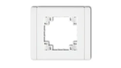 Kompletna ramka uniwersalna pojedyncza biały FR-1