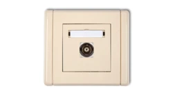 FLEXI Gniazdo pojedyncze BNC beżowy 1FGBNC-1