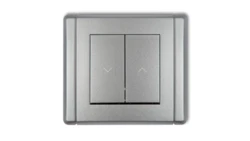 FLEXI Łącznik żaluzjowy srebrny metalik 7FWP-8