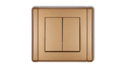 FLEXI Łącznik świecznikowy złoty metalik 8FWP-2