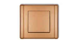 FLEXI Przycisk /światło/ złoty metalik 8FWP-5