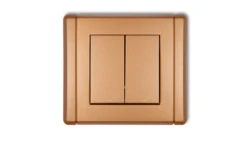 FLEXI Łącznik podwójny schodowy złoty metalik 8FWP-33