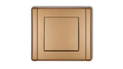 FLEXI Przycisk jednobiegunowy złoty metalik 8FWP-4.1