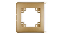 Ramka zewnętrzna do łączników IP44 złoty metalik 8FRH