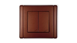 FLEXI Łącznik podwójny schodowy brązowy metalik 9FWP-33