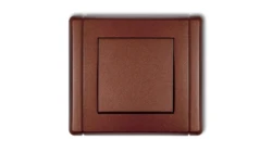 FLEXI Przycisk jednobiegunowy brązowy metalik 9FWP-4.1