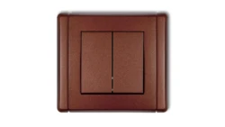 FLEXI Przycisk świecznikowy brązowy metalik 9FWP-44.1