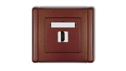 FLEXI Gniazdo pojedyncze HDMI brązowy metalik 9FHDMI-1